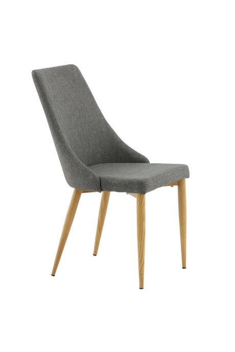 Leone Esszimmerstuhl - dunkelgrau/Polyester - Leinen - Essstühle - ALVAHOME