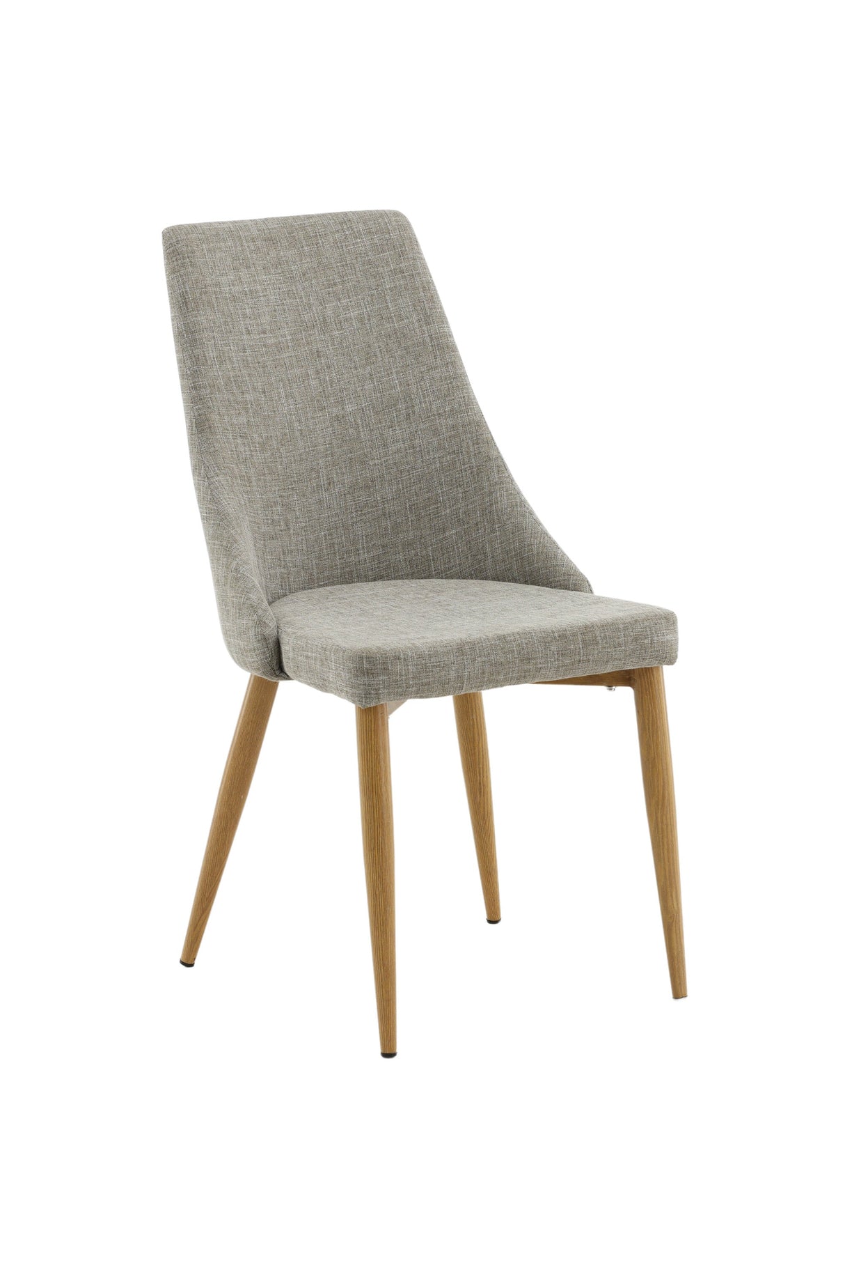 Leone Esszimmerstuhl - hellgrau/Polyester - Essstühle - ALVAHOME