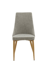 Leone Esszimmerstuhl - hellgrau/Polyester - Essstühle - ALVAHOME