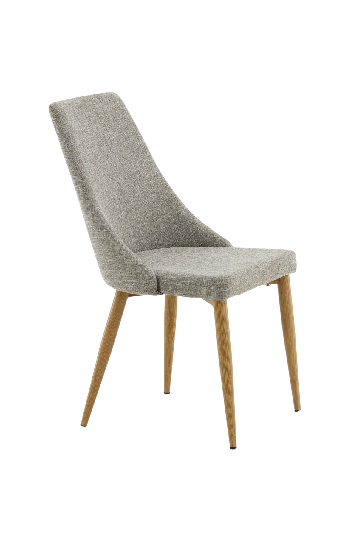 Leone Esszimmerstuhl - hellgrau/Polyester - Essstühle - ALVAHOME