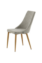 Leone Esszimmerstuhl - hellgrau/Polyester - Essstühle - ALVAHOME