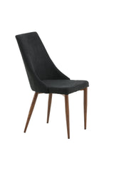 Leone Esszimmerstuhl - schwarz/Polyester - Essstühle - ALVAHOME