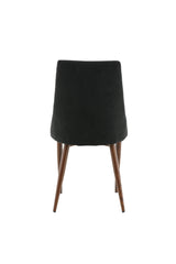Leone Esszimmerstuhl - schwarz/Polyester - Essstühle - ALVAHOME