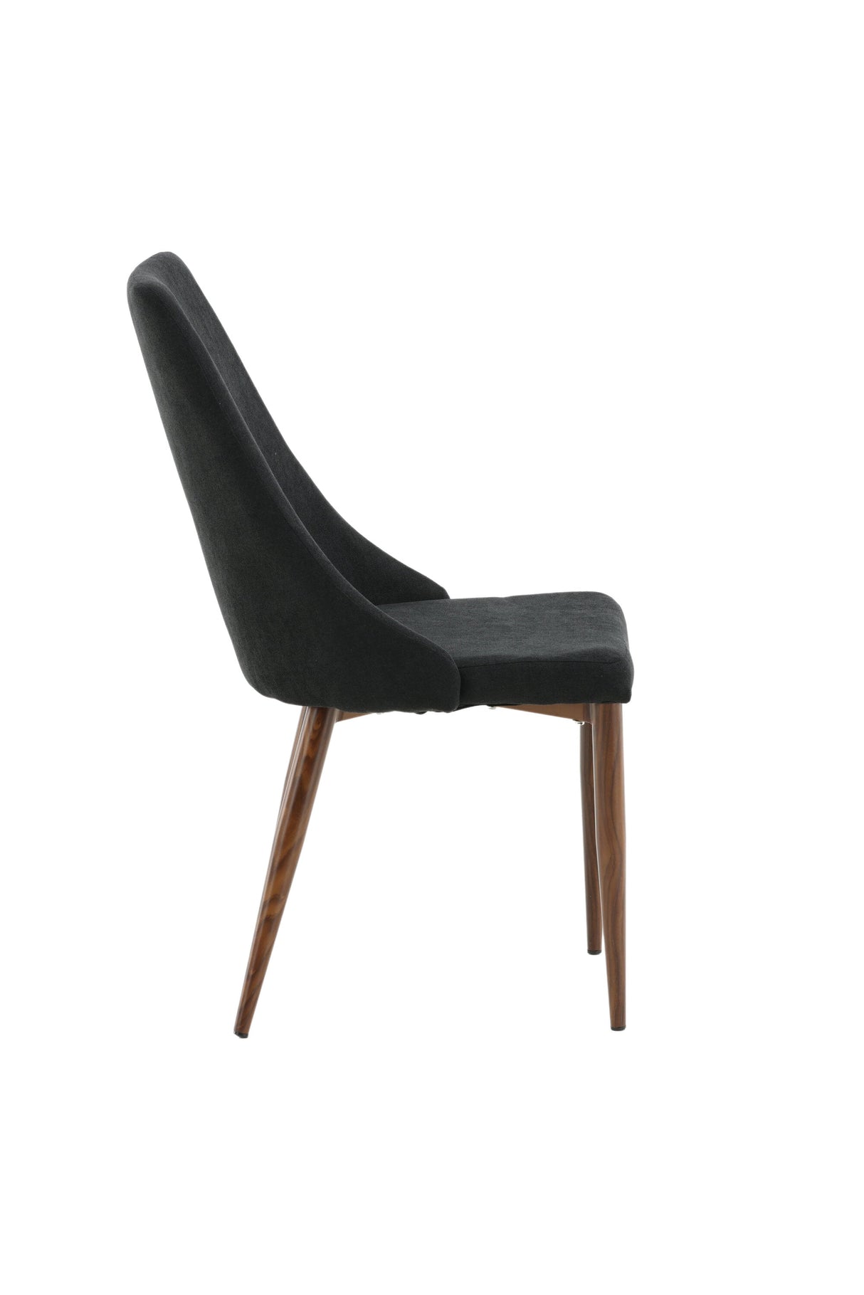 Leone Esszimmerstuhl - schwarz/Polyester - Essstühle - ALVAHOME