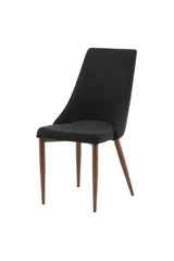 Leone Esszimmerstuhl - schwarz/Polyester - Essstühle - ALVAHOME