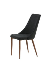 Leone Esszimmerstuhl - schwarz/Polyester - Essstühle - ALVAHOME