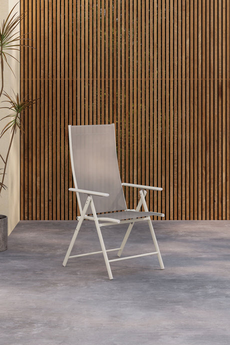 Levanzo Outdoor - Essstuhl - beige/Stahl - Outdoor - Essstühle - ALVAHOME