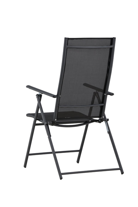 Levanzo Outdoor - Essstuhl - schwarz/Stahl - Outdoor - Essstühle - ALVAHOME