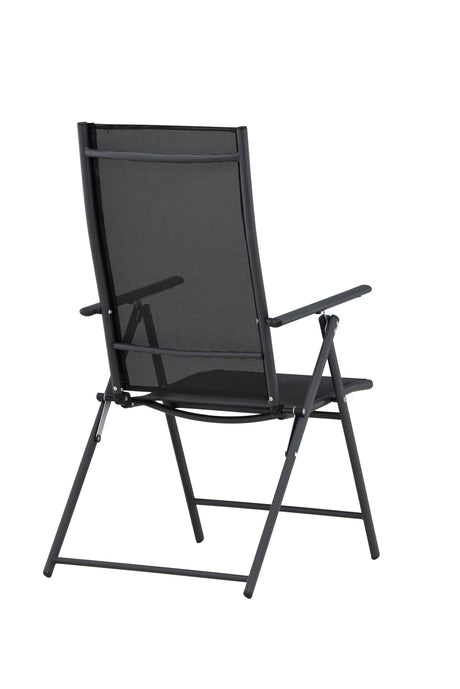 Levanzo Outdoor - Essstuhl - schwarz/Stahl - Outdoor - Essstühle - ALVAHOME