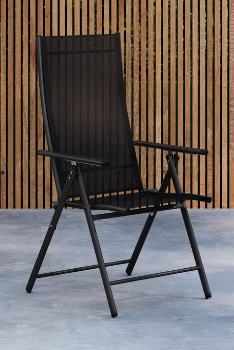 Levanzo Outdoor - Essstuhl - schwarz/Stahl - Outdoor - Essstühle - ALVAHOME