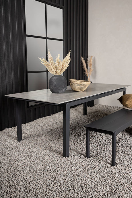 Levels Outdoor - Esstisch rechteckig - schwarz/Aluminum - Outdoor - Esstische (rechteckig) - ALVAHOME