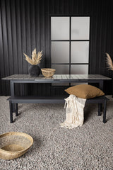 Levels Outdoor - Esstisch rechteckig - schwarz/Aluminum - Outdoor - Esstische (rechteckig) - ALVAHOME