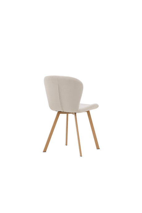 Lilja Esszimmerstuhl - beige/Stahl - Essstühle - ALVAHOME