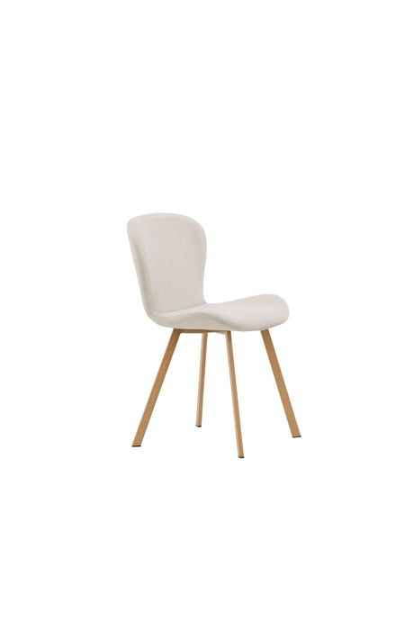 Lilja Esszimmerstuhl - beige/Stahl - Essstühle - ALVAHOME