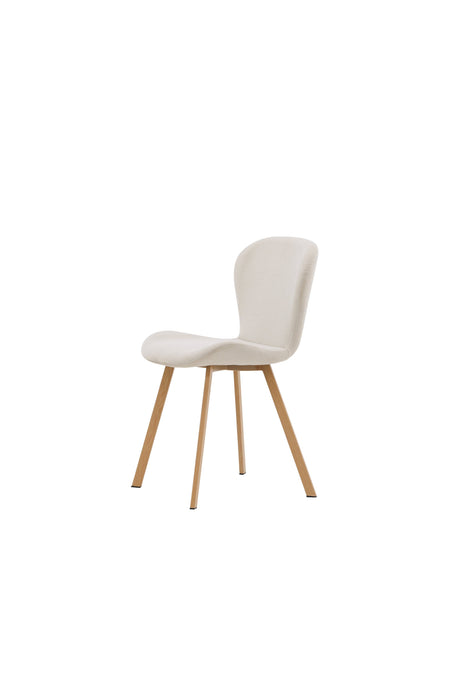 Lilja Esszimmerstuhl - beige/Stahl - Essstühle - ALVAHOME