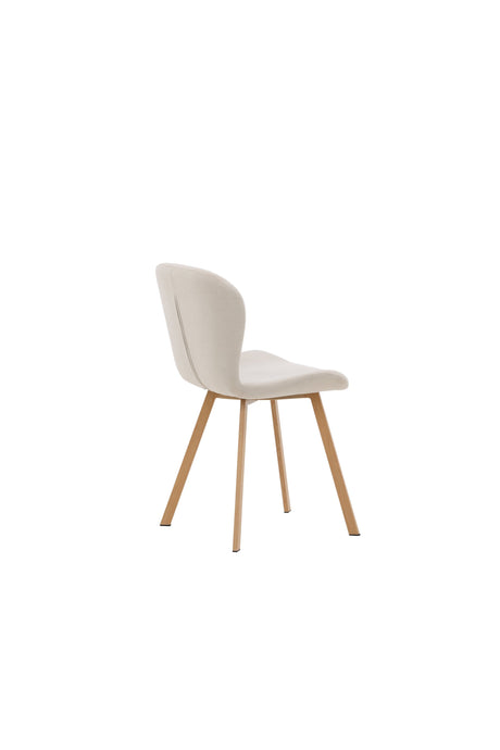 Lilja Esszimmerstuhl - beige/Stahl - Essstühle - ALVAHOME