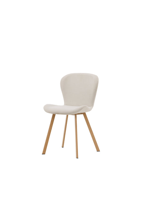 Lilja Esszimmerstuhl - beige/Stahl - Essstühle - ALVAHOME