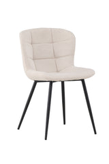 Lily Esszimmerstuhl - beige/Polyester - Essstühle - ALVAHOME