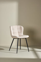Lily Esszimmerstuhl - beige/Polyester - Essstühle - ALVAHOME