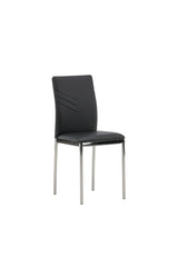 Lily Esszimmerstuhl - schwarz/PU - Essstühle - ALVAHOME