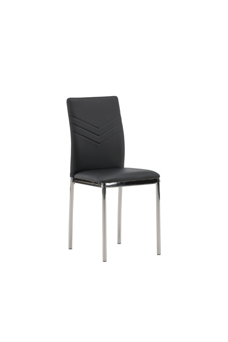 Lily Esszimmerstuhl - schwarz/PU - Essstühle - ALVAHOME