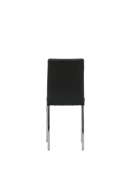 Lily Esszimmerstuhl - schwarz/PU - Essstühle - ALVAHOME