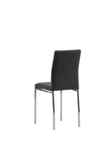 Lily Esszimmerstuhl - schwarz/PU - Essstühle - ALVAHOME