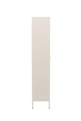 Lima Schrank - beige/Stahl - Schränke - ALVAHOME