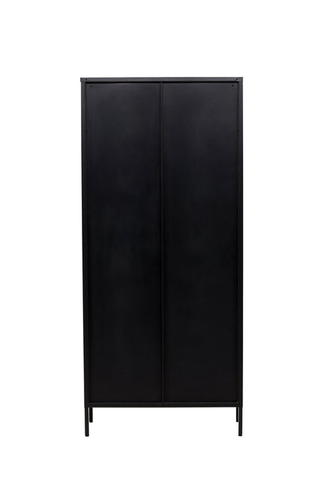 Lima Schrank - schwarz/Stahl - Schränke - ALVAHOME