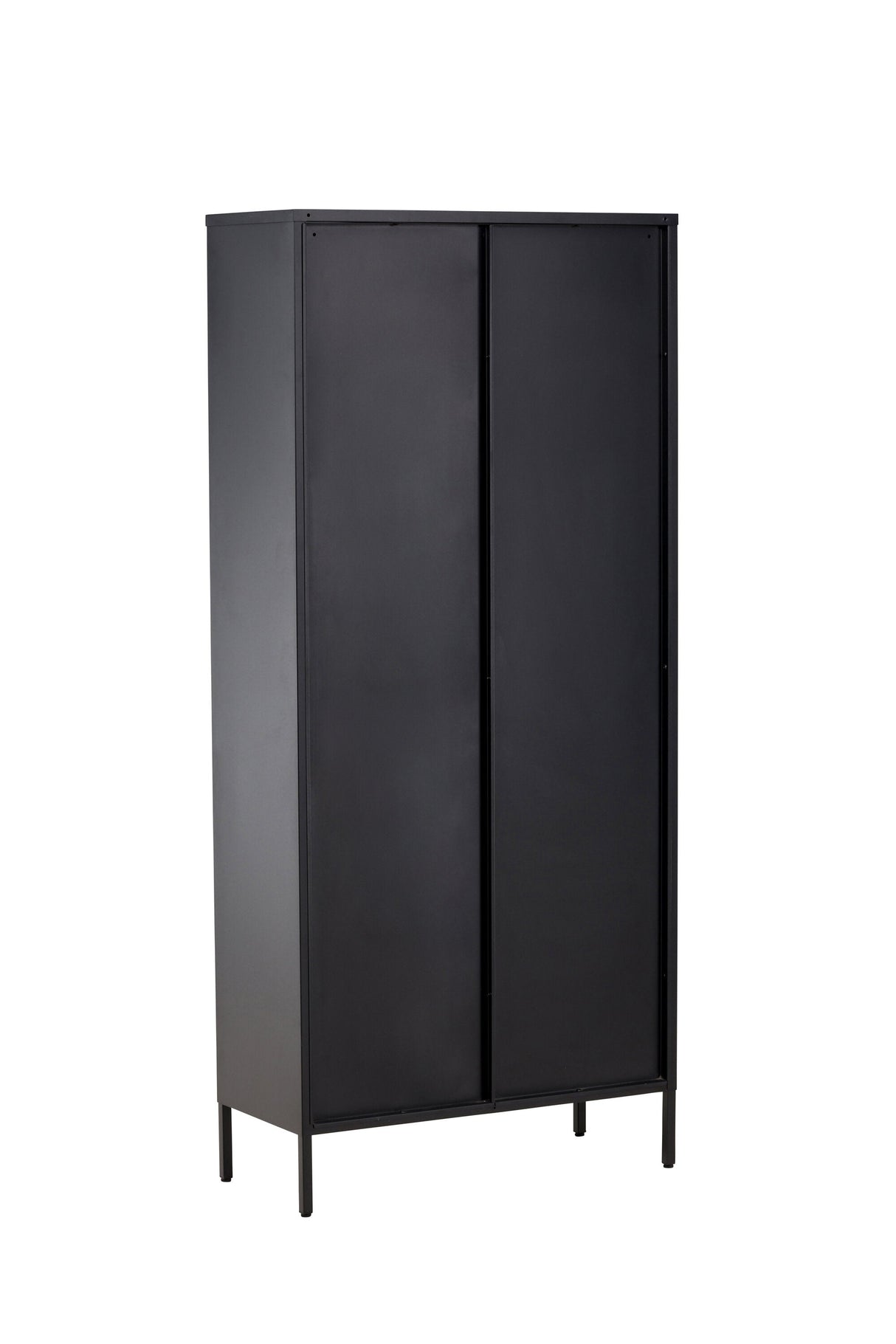 Lima Schrank - schwarz/Stahl - Schränke - ALVAHOME