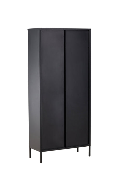 Lima Schrank - schwarz/Stahl - Schränke - ALVAHOME