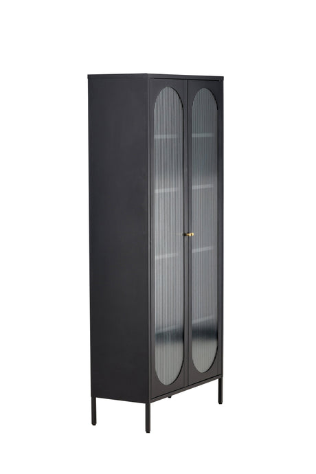 Lima Schrank - schwarz/Stahl - Schränke - ALVAHOME