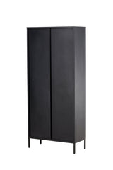 Lima Schrank - schwarz/Stahl - Schränke - ALVAHOME