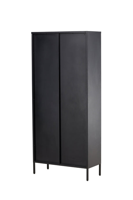 Lima Schrank - schwarz/Stahl - Schränke - ALVAHOME