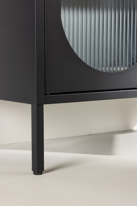 Lima Schrank - schwarz/Stahl - Schränke - ALVAHOME