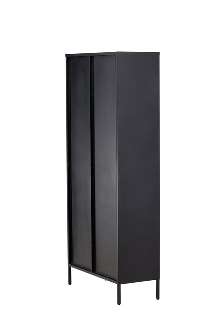 Lima Schrank - schwarz/Stahl - Schränke - ALVAHOME