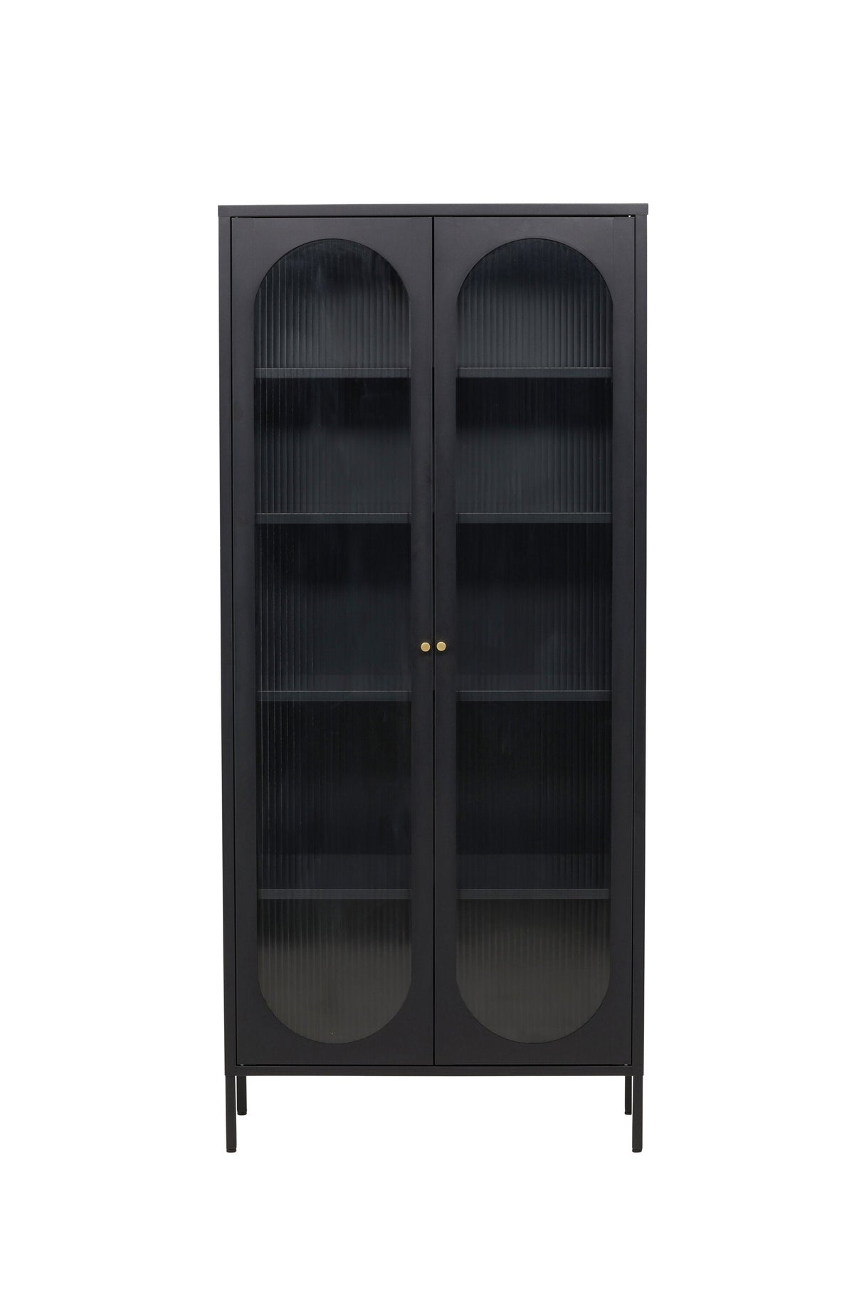Lima Schrank - schwarz/Stahl - Schränke - ALVAHOME
