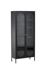 Lima Schrank - schwarz/Stahl - Schränke - ALVAHOME