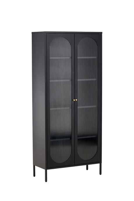 Lima Schrank - schwarz/Stahl - Schränke - ALVAHOME