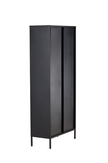 Lima Schrank - schwarz/Stahl - Schränke - ALVAHOME