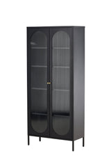 Lima Schrank - schwarz/Stahl - Schränke - ALVAHOME