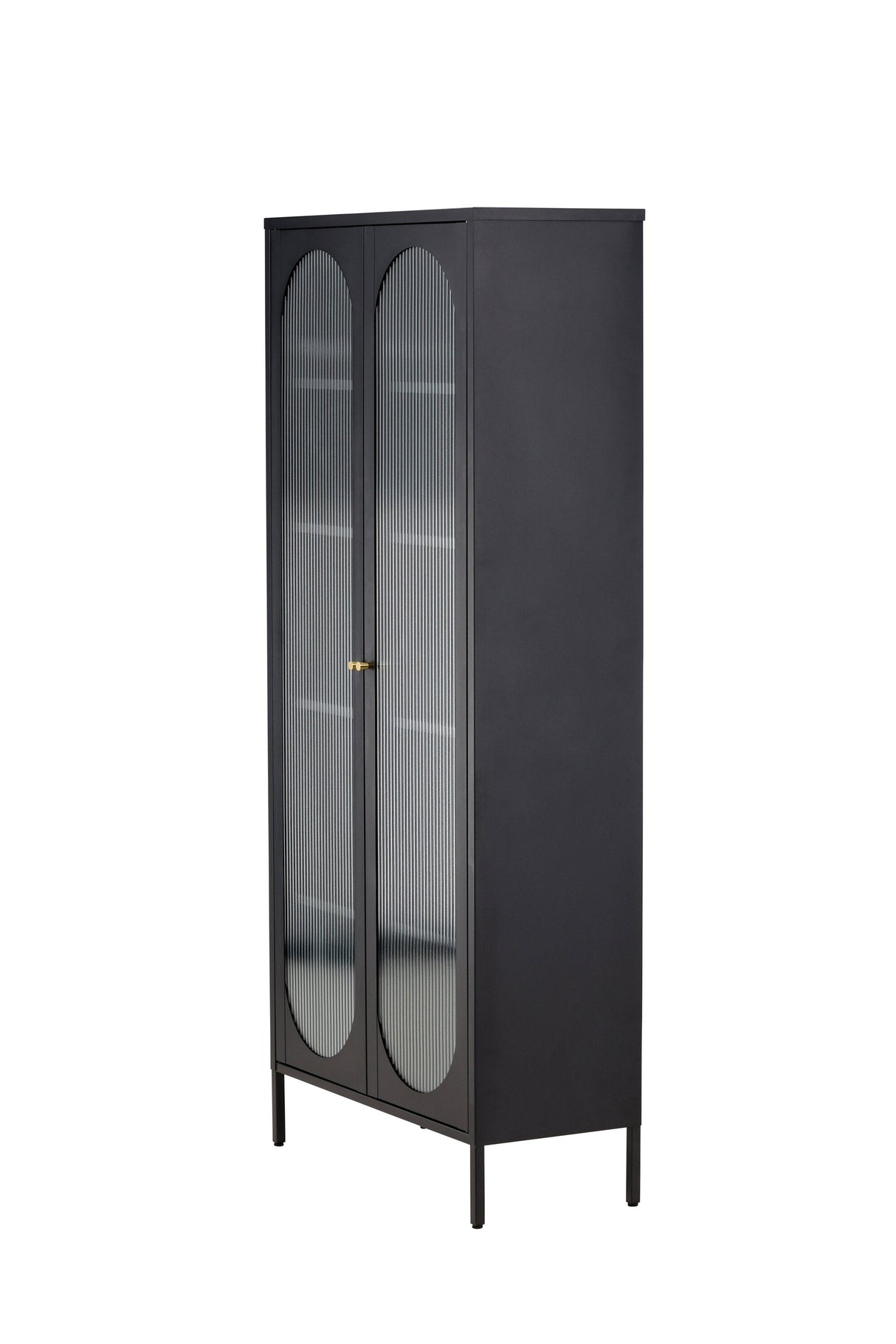 Lima Schrank - schwarz/Stahl - Schränke - ALVAHOME