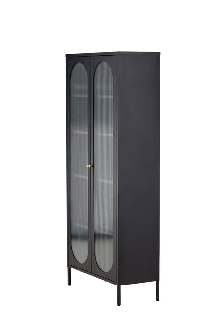 Lima Schrank - schwarz/Stahl - Schränke - ALVAHOME