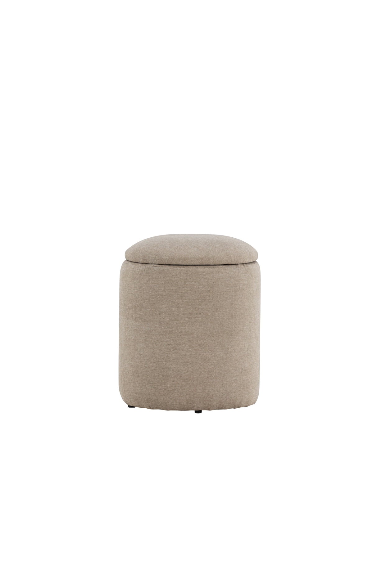 Limpen Pouf - beige/Polyester - Leinen - Ottomane / Poufs - ALVAHOME