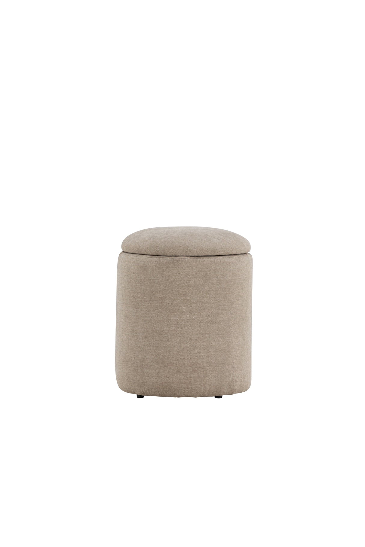 Limpen Pouf - beige/Polyester - Leinen - Ottomane / Poufs - ALVAHOME