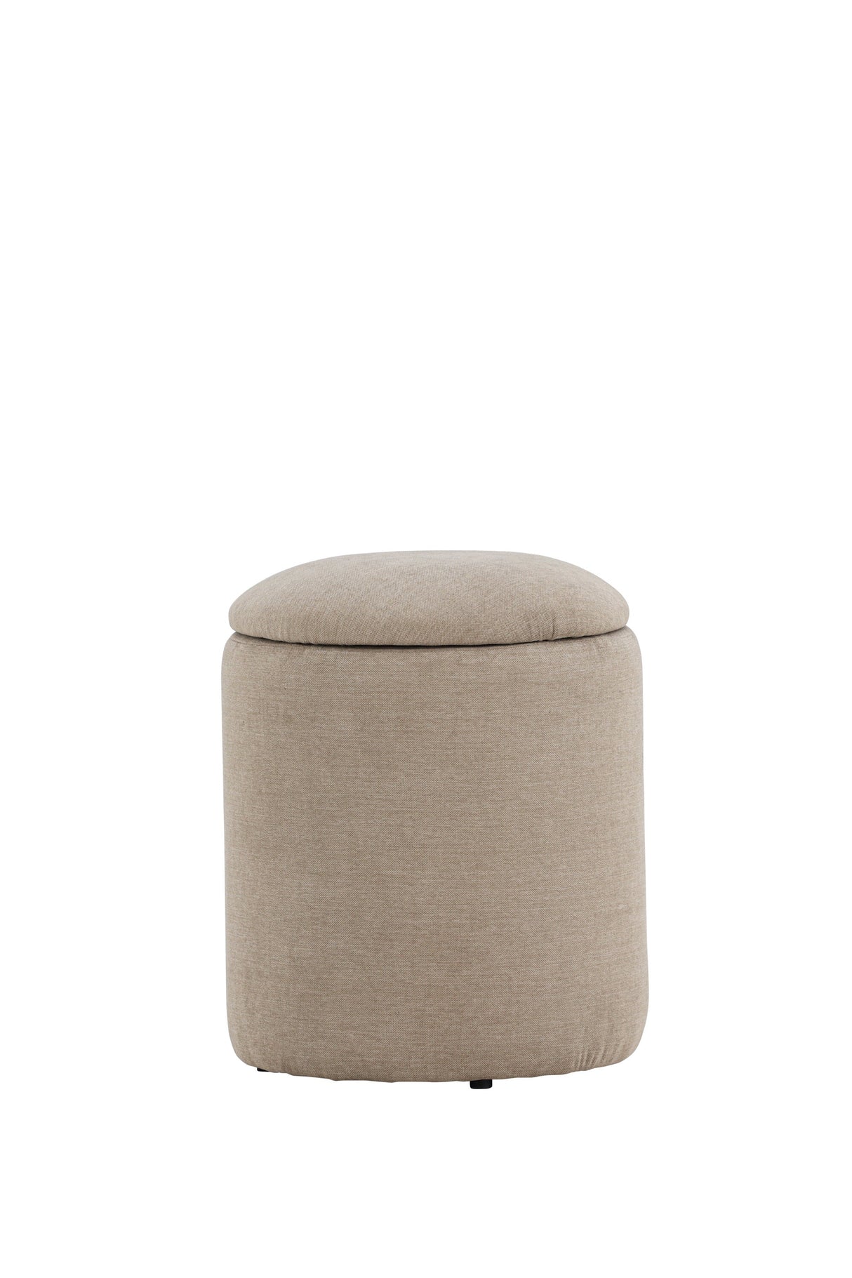 Limpen Pouf - beige/Polyester - Leinen - Ottomane / Poufs - ALVAHOME
