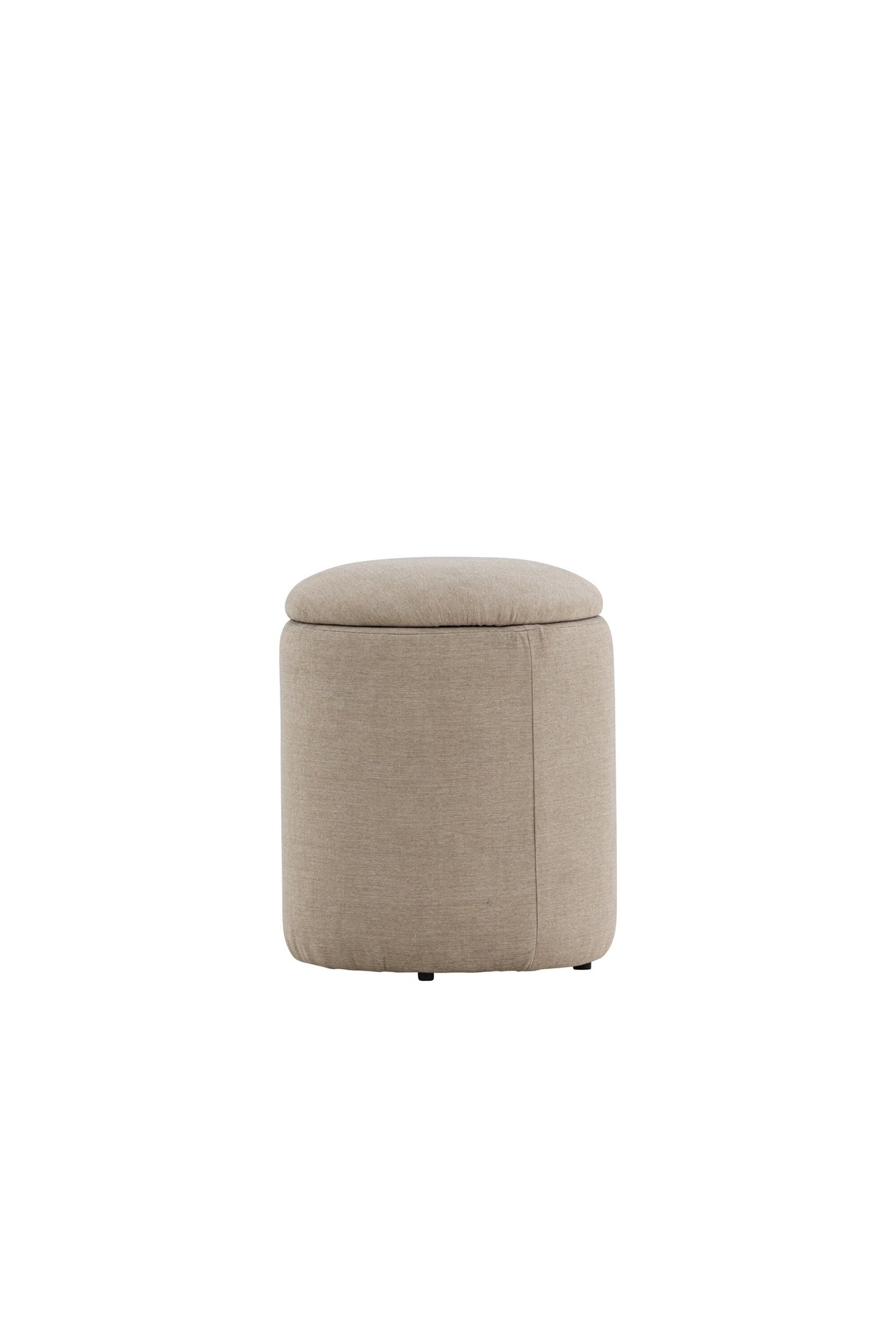 Limpen Pouf - beige/Polyester - Leinen - Ottomane / Poufs - ALVAHOME