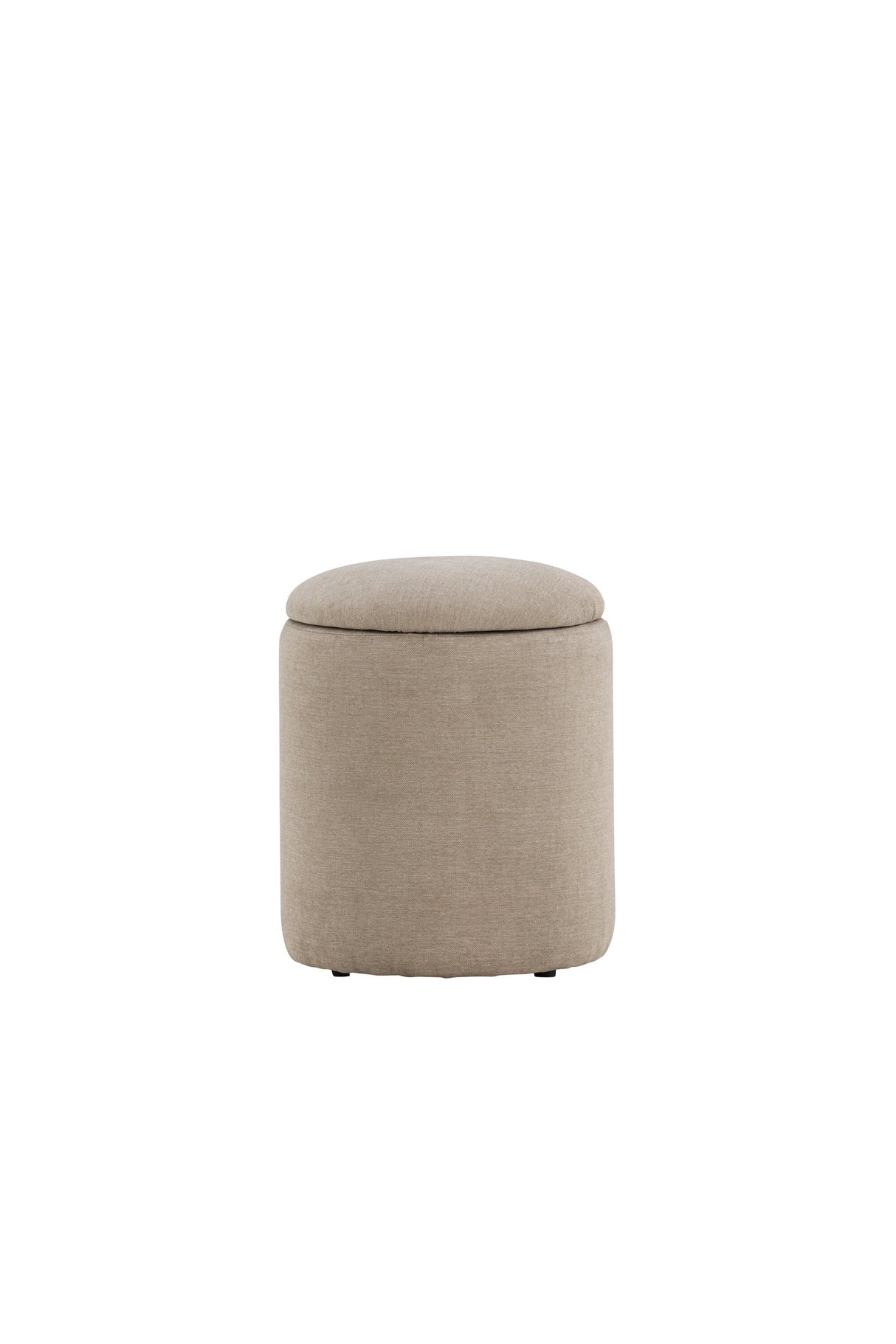 Limpen Pouf - beige/Polyester - Leinen - Ottomane / Poufs - ALVAHOME