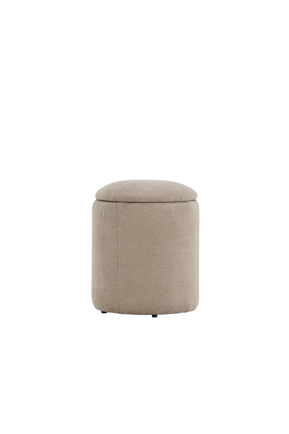 Limpen Pouf - beige/Polyester - Leinen - Ottomane / Poufs - ALVAHOME