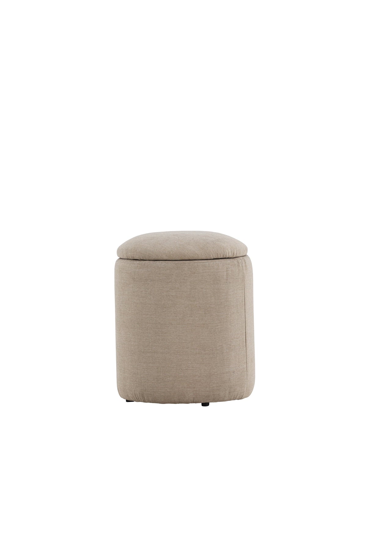 Limpen Pouf - beige/Polyester - Leinen - Ottomane / Poufs - ALVAHOME
